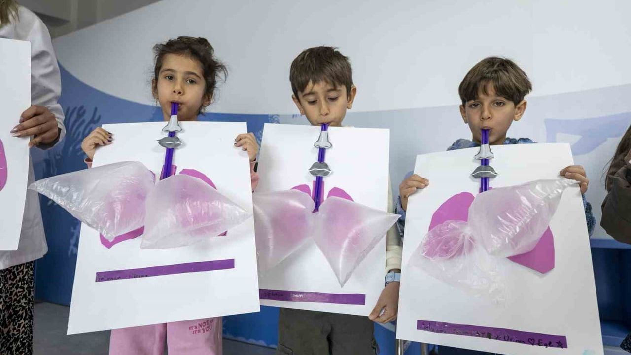 Mersin'de Kış Okulu: Mercan 100. Yıl İklim ve Çevre Bilim Merkezi Çocukları Bilimle Buluşturuyor