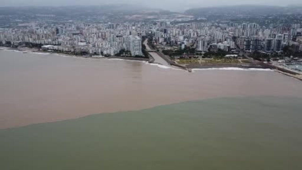 Mersin'de Sel: Akdeniz Kahverengi, Sahiller Odunla Doldu