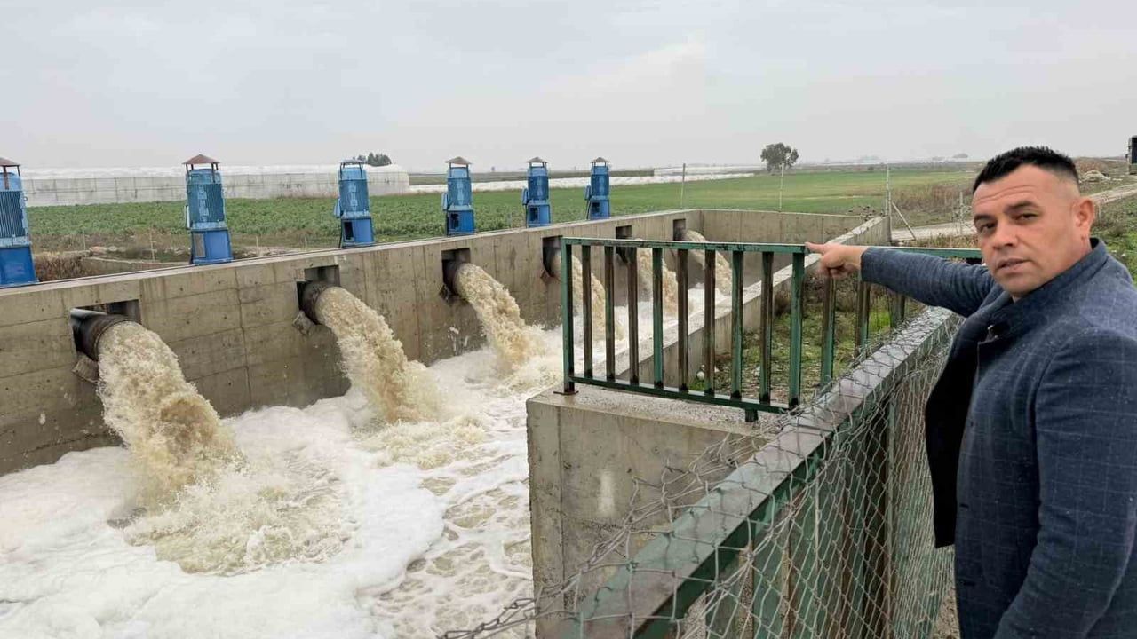 Mersin Tarsus'ta 9 Motopomp Sel Riskini Önledi: 35 Bin Dönüm Kurtarıldı