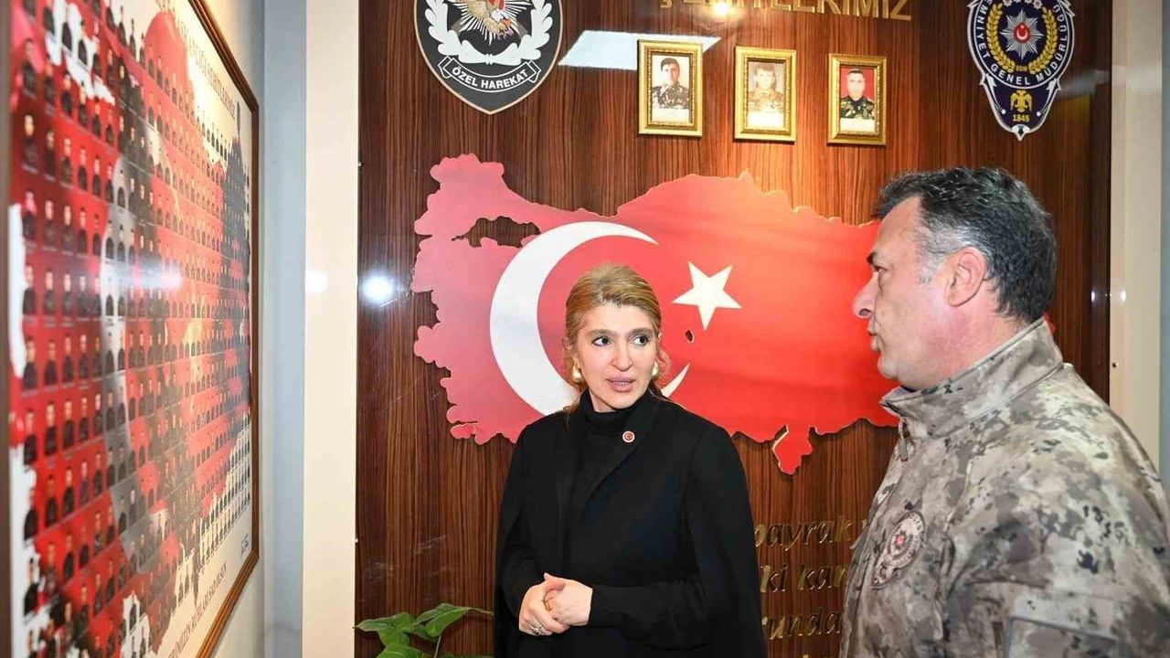 Milletvekili Ölmeztoprak Malatya'da Güvenlik Birimlerini Ziyaret Etti