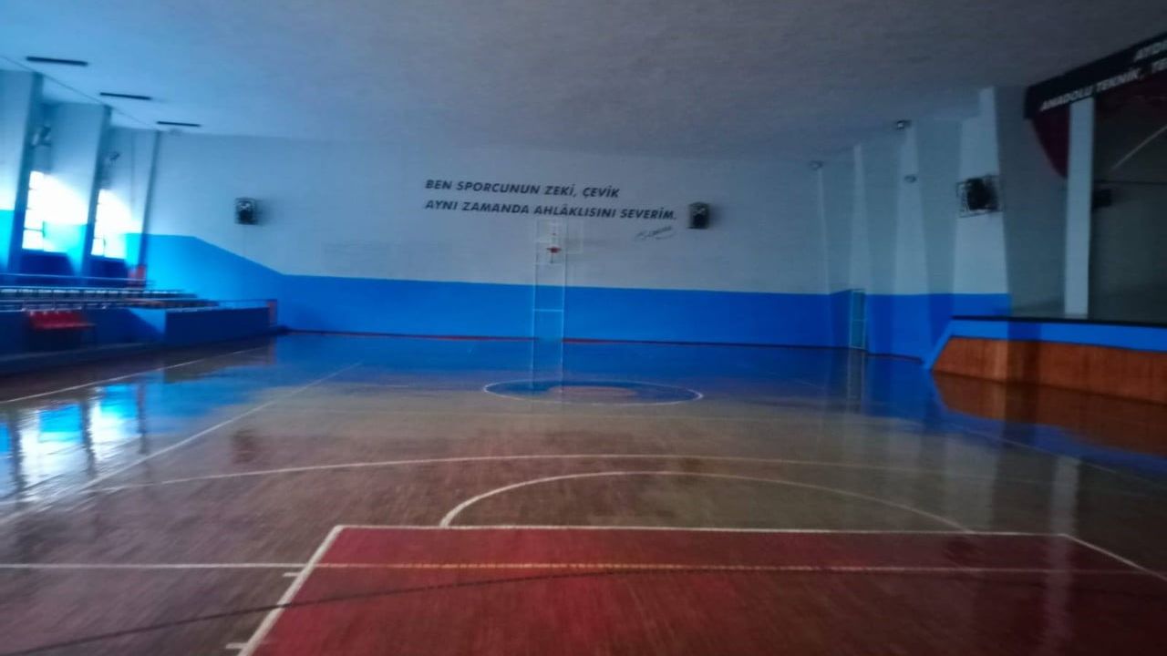 Mimar Sinan MTAL Spor Salonu Yenilendi — Aydın'da Tadilat Tamamlandı