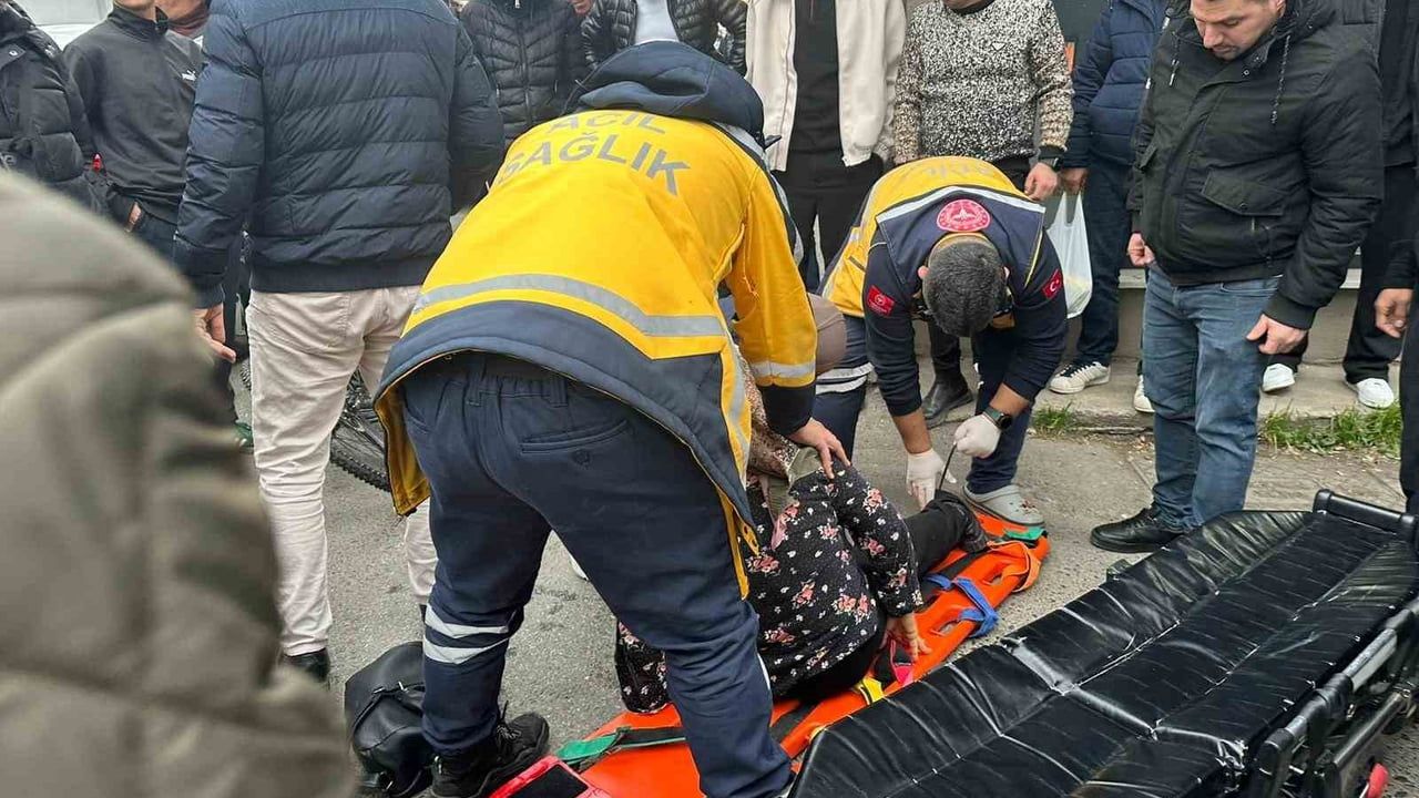 Muratlı'da bisiklet çarpması: Y.R. hastanelik oldu