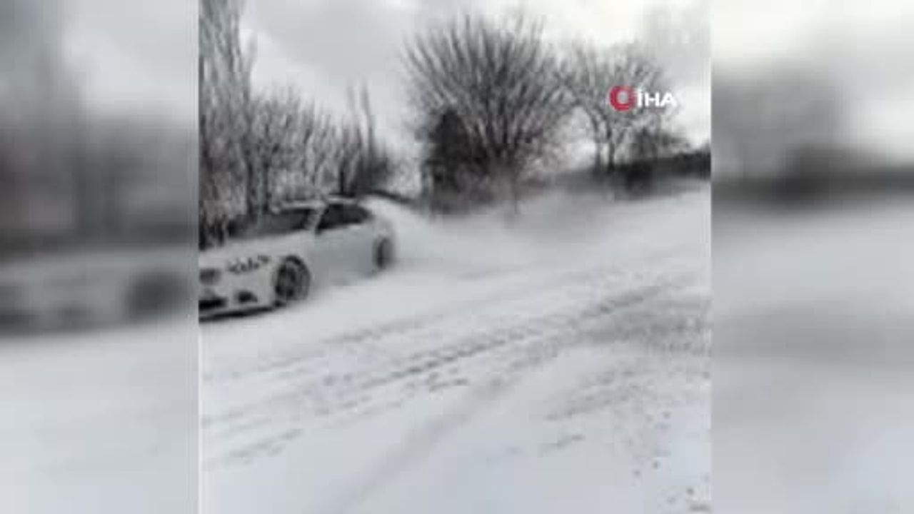 Nevşehir'de Drift Yapan Sürücü Sosyal Medyadan Yakalandı
