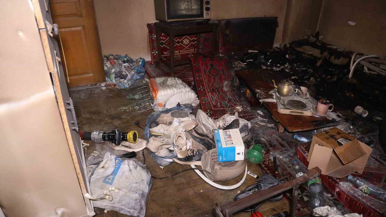 Nevşehir'de Gaz Dolumu Yangını: Evde Tüpe Dolum Alevlendi, Bir Kişi Yaralandı