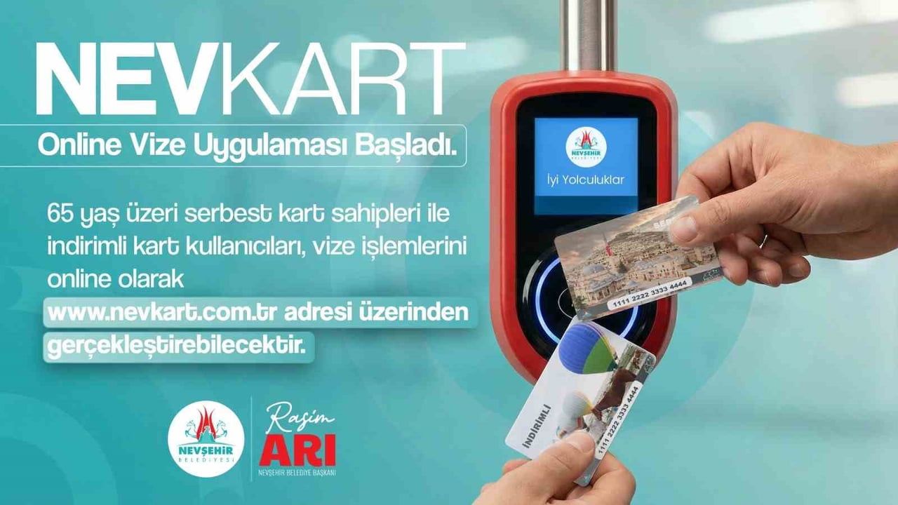 Nevşehir'de Nev Kart'ta Online Vize Dönemi Başladı