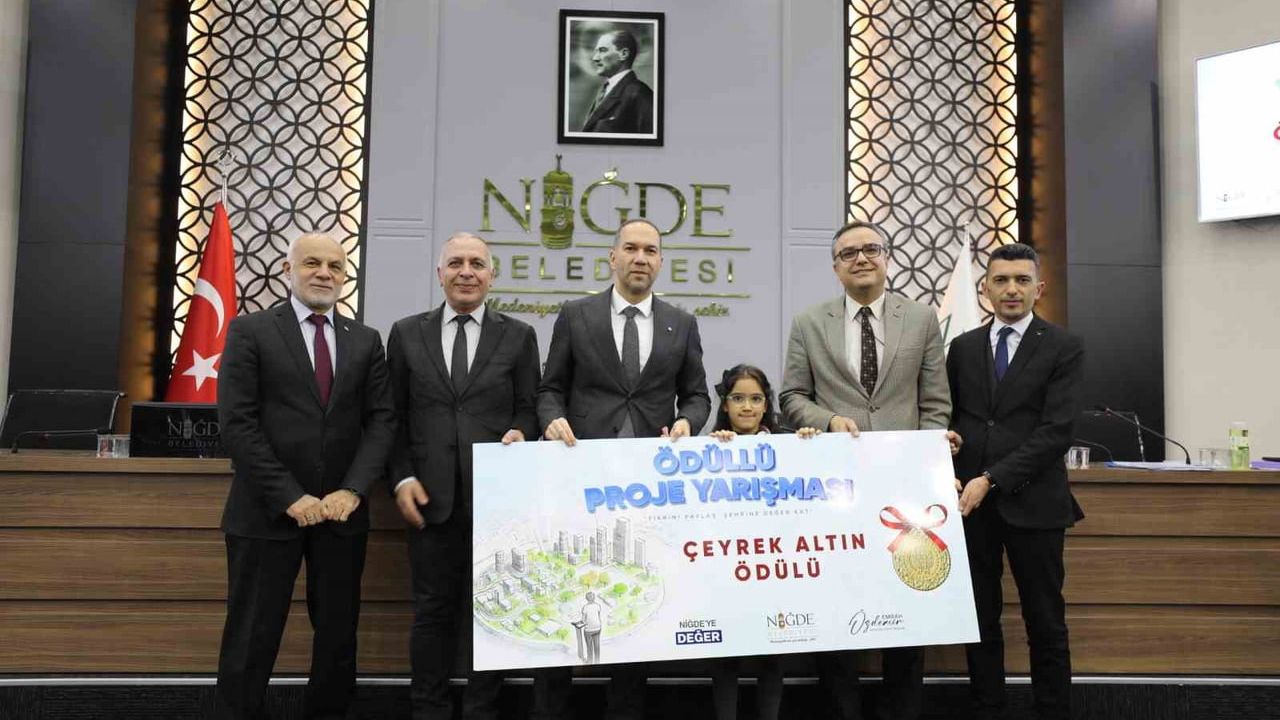 Niğde'de 'Fikrini Paylaş, Şehrine Değer Kat' Ödüllü Proje Yarışması Sonuçlandı