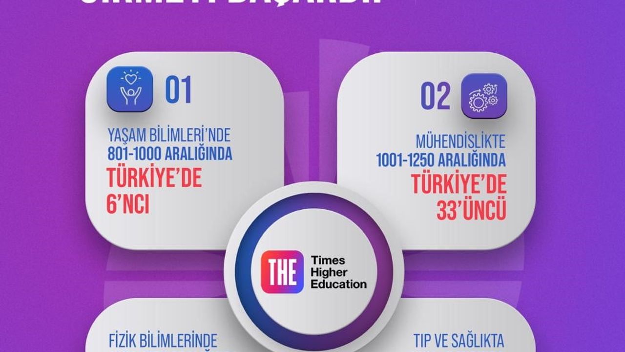 Niğde Ömer Halisdemir Üniversitesi THE 2026'da 4 Alanda Dünya Sıralamasında