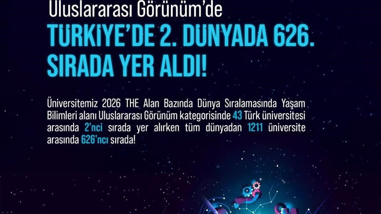 Niğde Ömer Halisdemir Üniversitesi THE 2026 Yaşam Bilimleri’nde Türkiye 2’ncisi