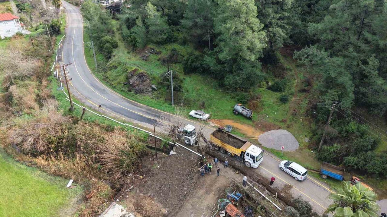 Ortaca Tepearası’nda 4 bin metrelik içme suyu hattı yenileniyor