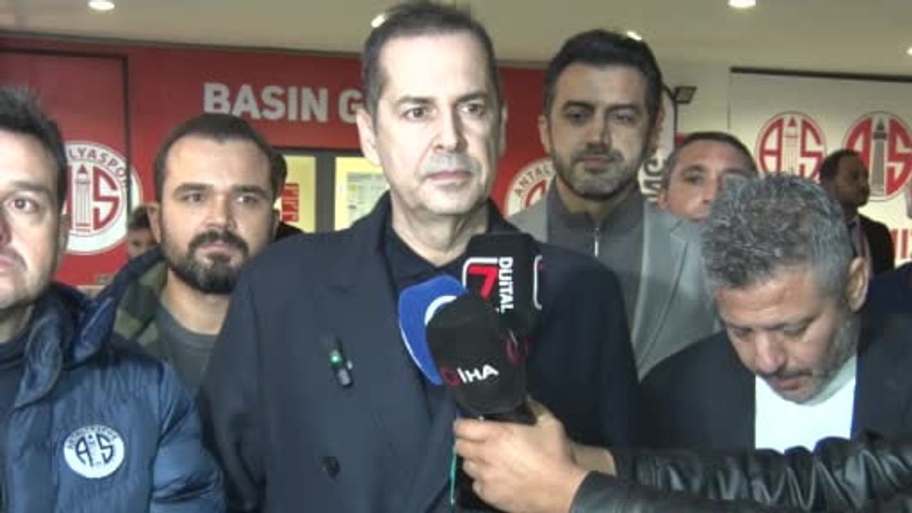 Rıza Perçin: "Takım artık reaksiyon veriyor" — Antalyaspor 1-1 Trabzonspor