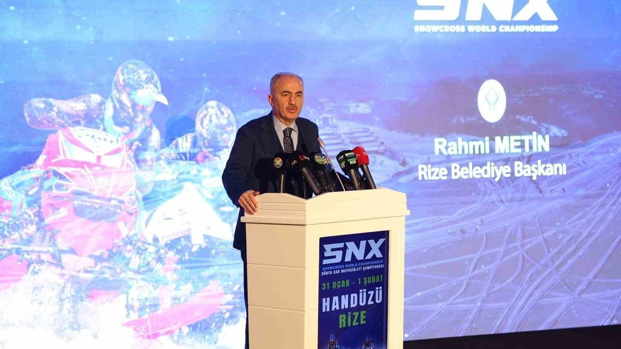 Rize Handüzü Yaylası'nda Dünya Kar Motosikleti Şampiyonası 31 Ocak-1 Şubat 2026