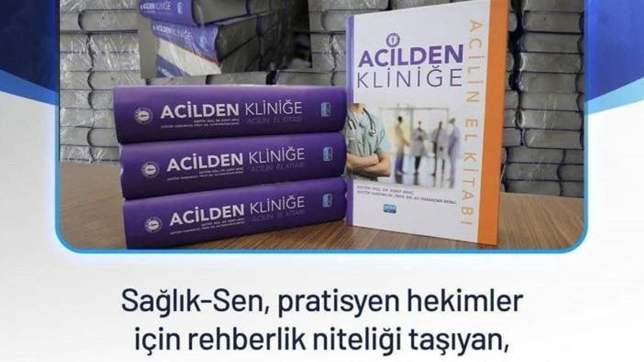 Sağlık-Sen'den acillere akademik destek: "Acilin El Kitabı" Cizre'de