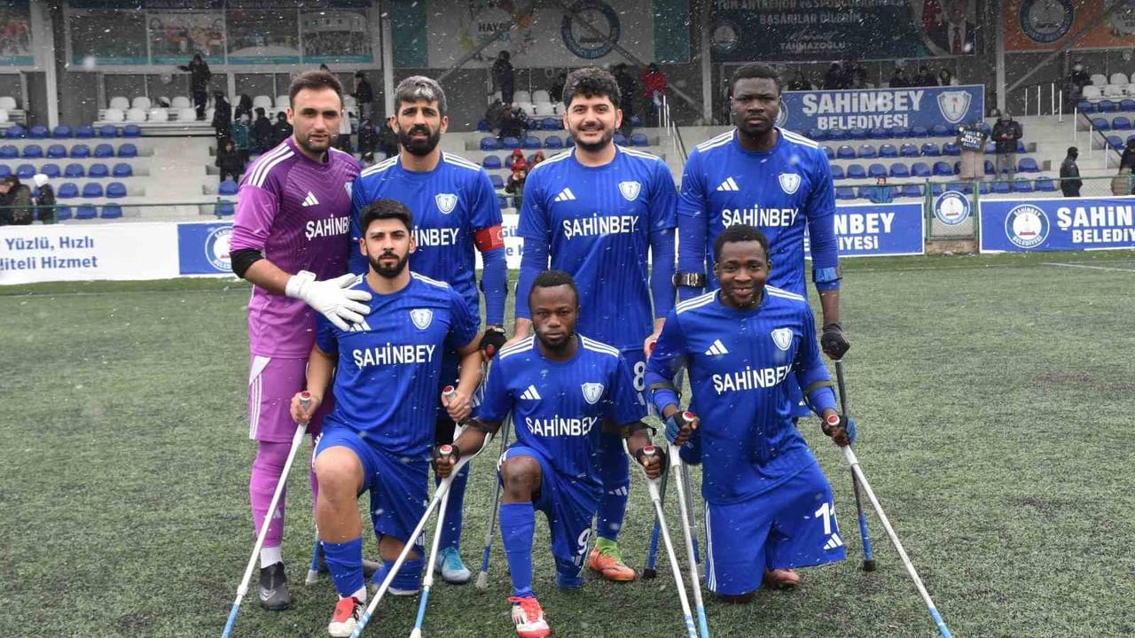 Şahinbey Ampute 7-0'lık Galibiyetle Şampiyonluk Yolunda