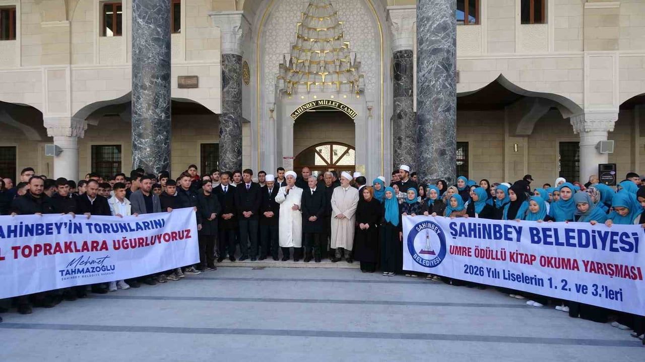 Şahinbey Belediyesi 175 Öğrenciyi Umreye Gönderdi: 8. Umre Ödüllü Kitap Okuma Yarışması