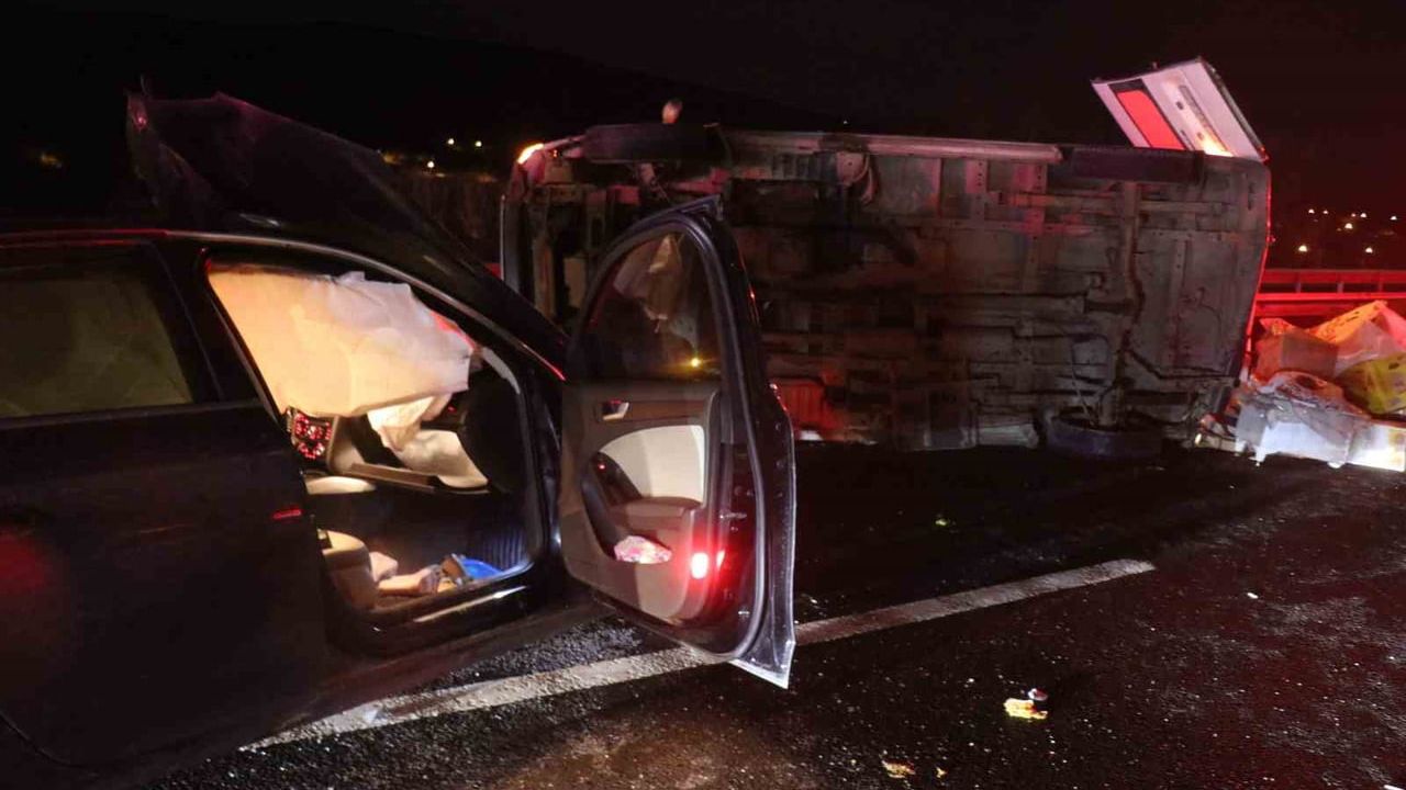 Sakarya'da Anadolu Otoyolu'nda Feci Kaza: 1 Ölü, 3 Yaralı — Sürücü 2.11 Promil