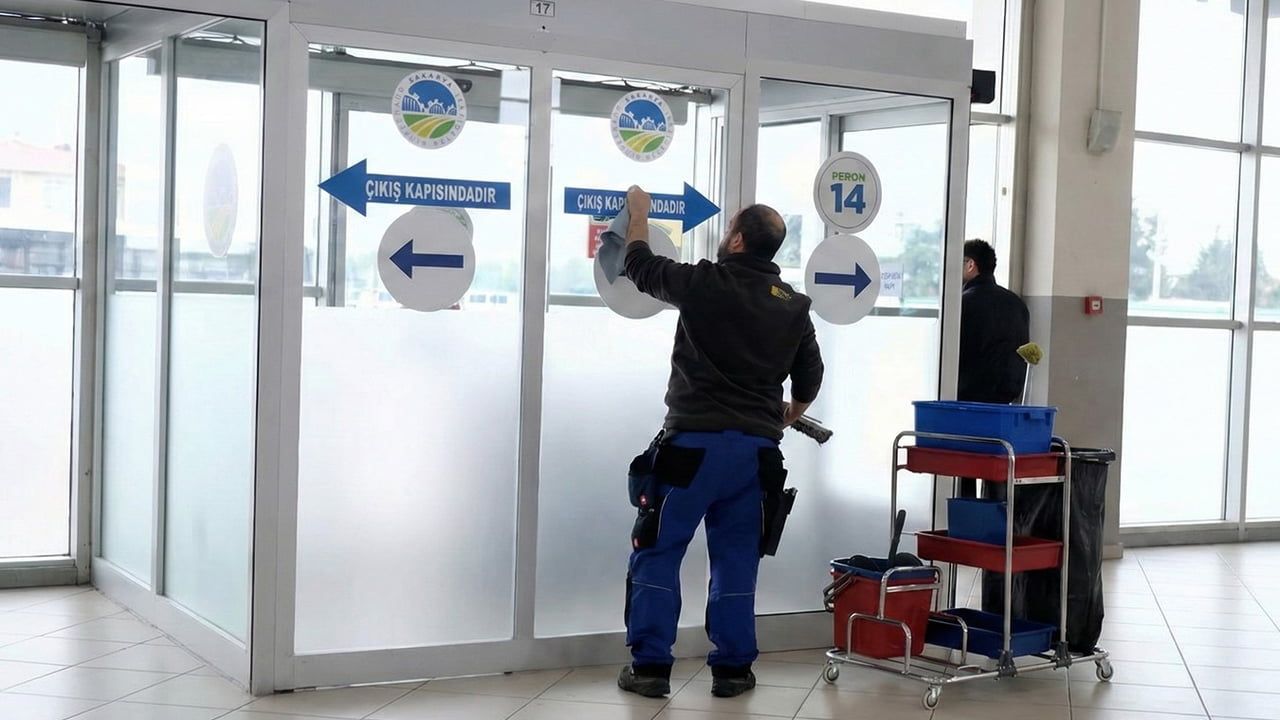 Sakarya Şehirlerarası Otobüs Terminali'nde Kapsamlı Temizlik