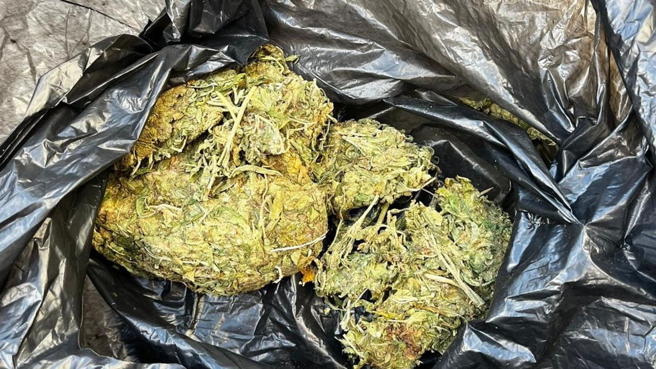 Salihli'de Durdurulan Araçta 50 Gram Esrar Ele Geçirildi