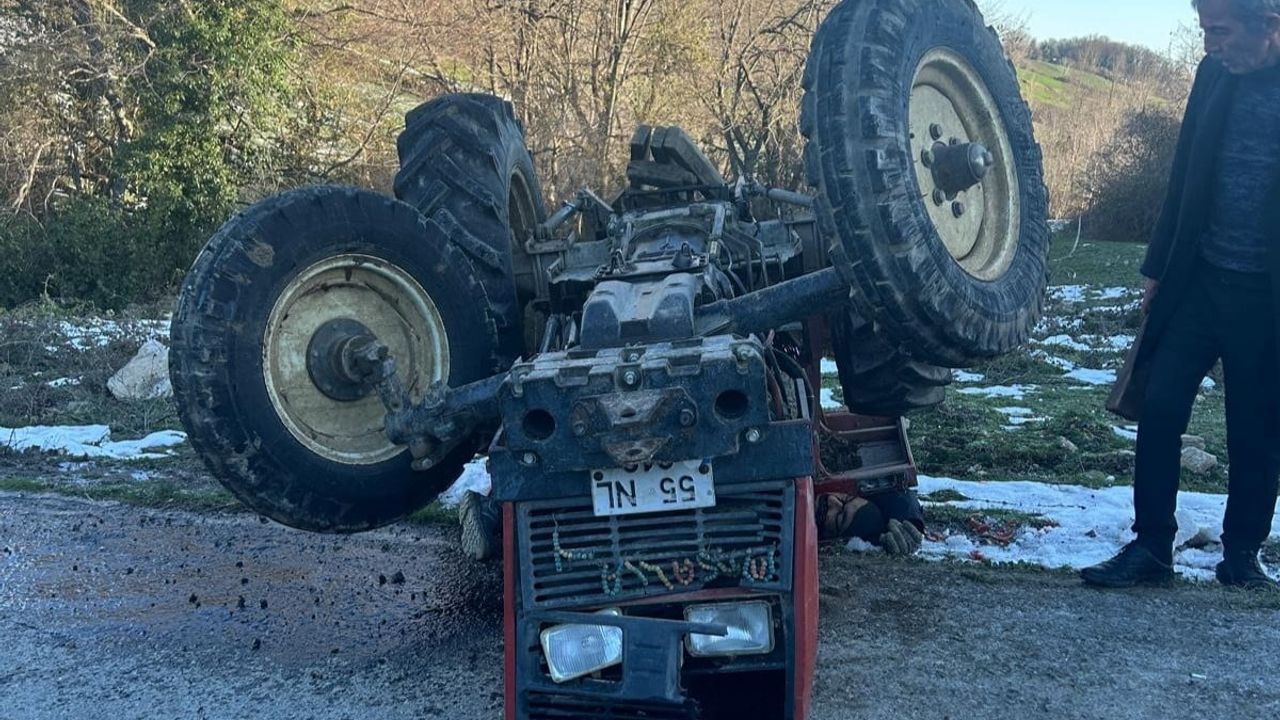 Samsun Alaçam'da Traktör Kazası: 1 Kişi Hayatını Kaybetti