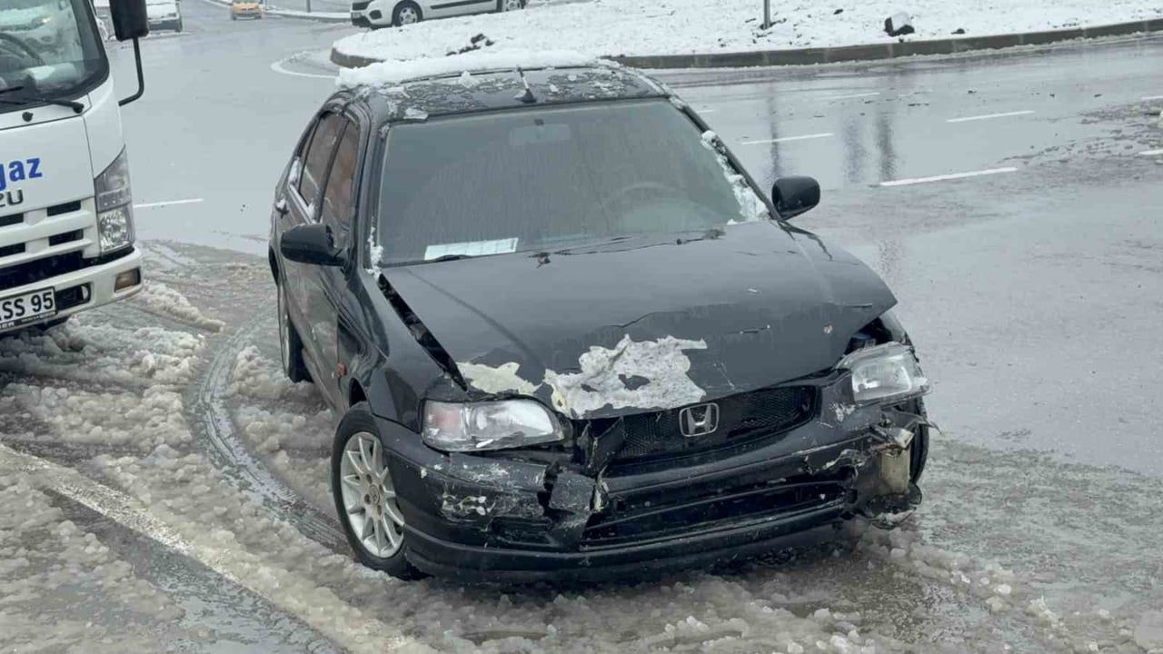 Samsun Canik’te Kavşakta Kaza: 1 Yaralı