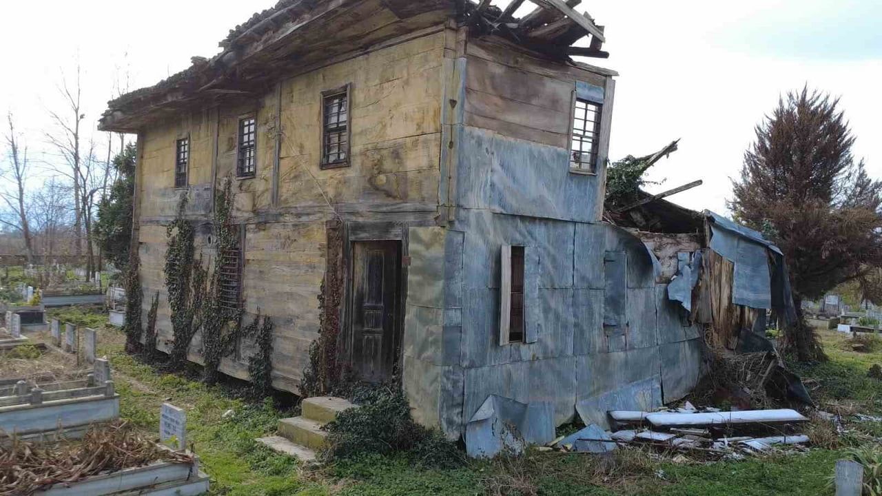 Samsun Çarşamba'da Asırlık Ahşap Cami Yok Olma Tehlikesiyle Karşı Karşıya