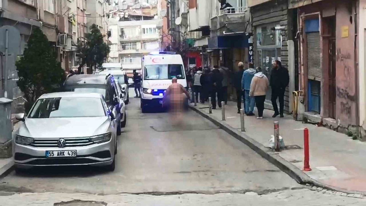 Samsun'da Çıplak Dolaşan 50'li Yaşlardaki A.M. Gözaltına Alındı