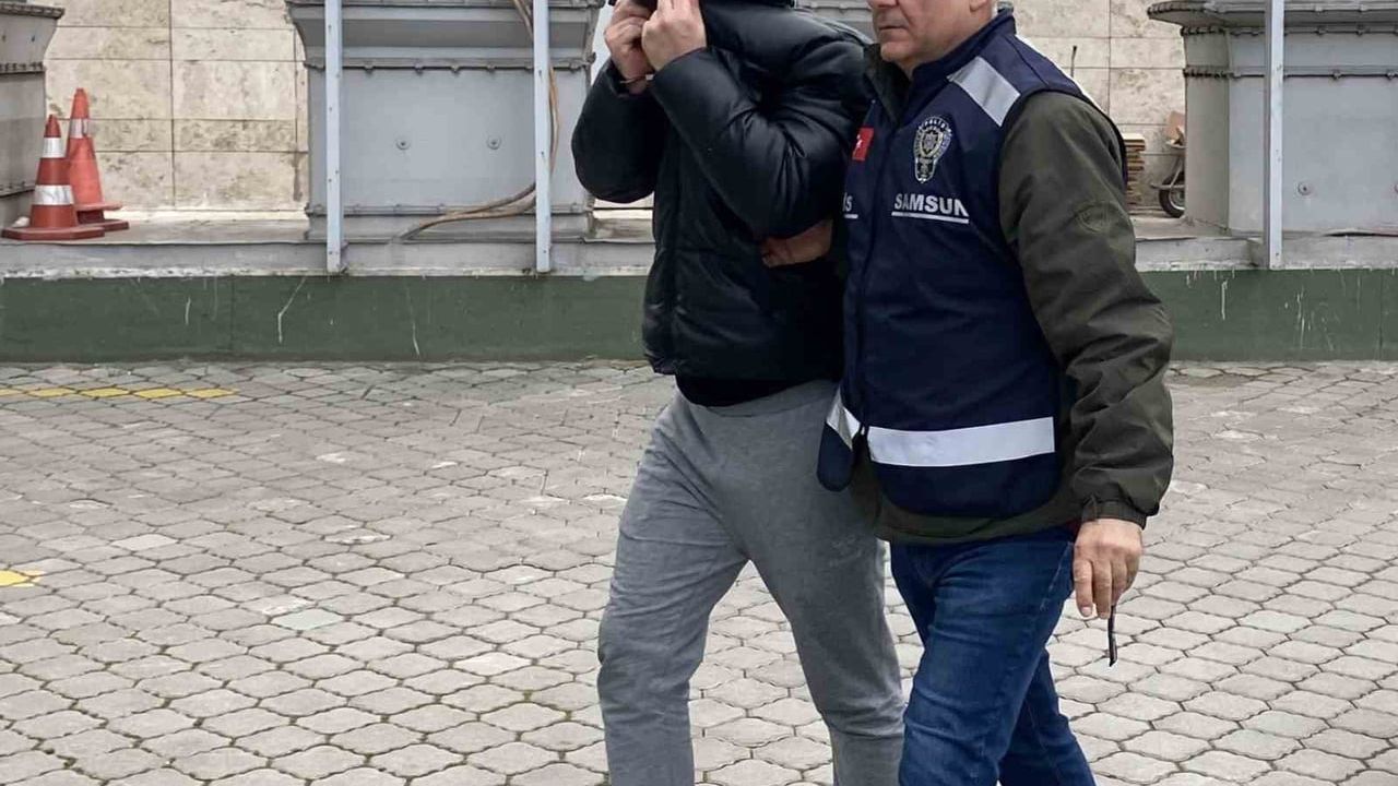 Samsun'da eski kız arkadaşını darp eden şüpheli gözaltına alındı