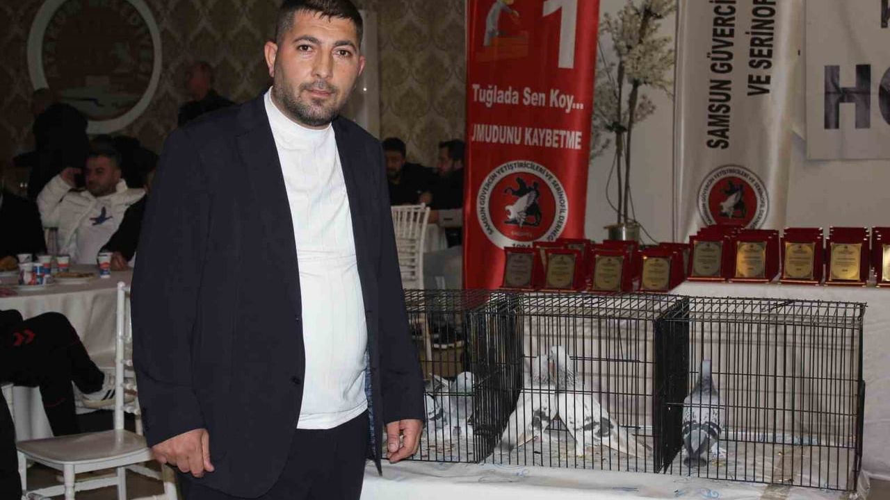 Samsun'da Güvercin Tutkunları Kupa Töreninde: 'Haydi Bir Tuğla da Sen Koy'