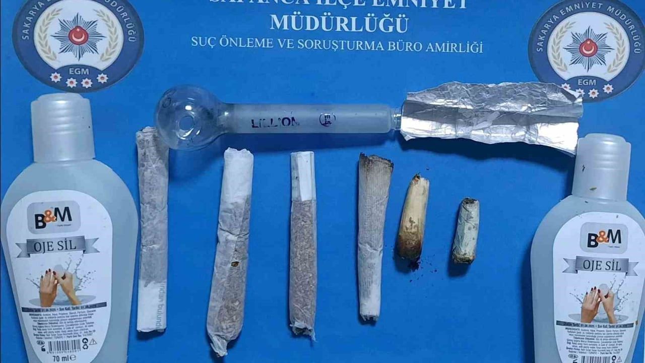 Sapanca'da Uyuşturucu Operasyonu: 2 Gözaltı, Bonzai ve Silah Ele Geçti