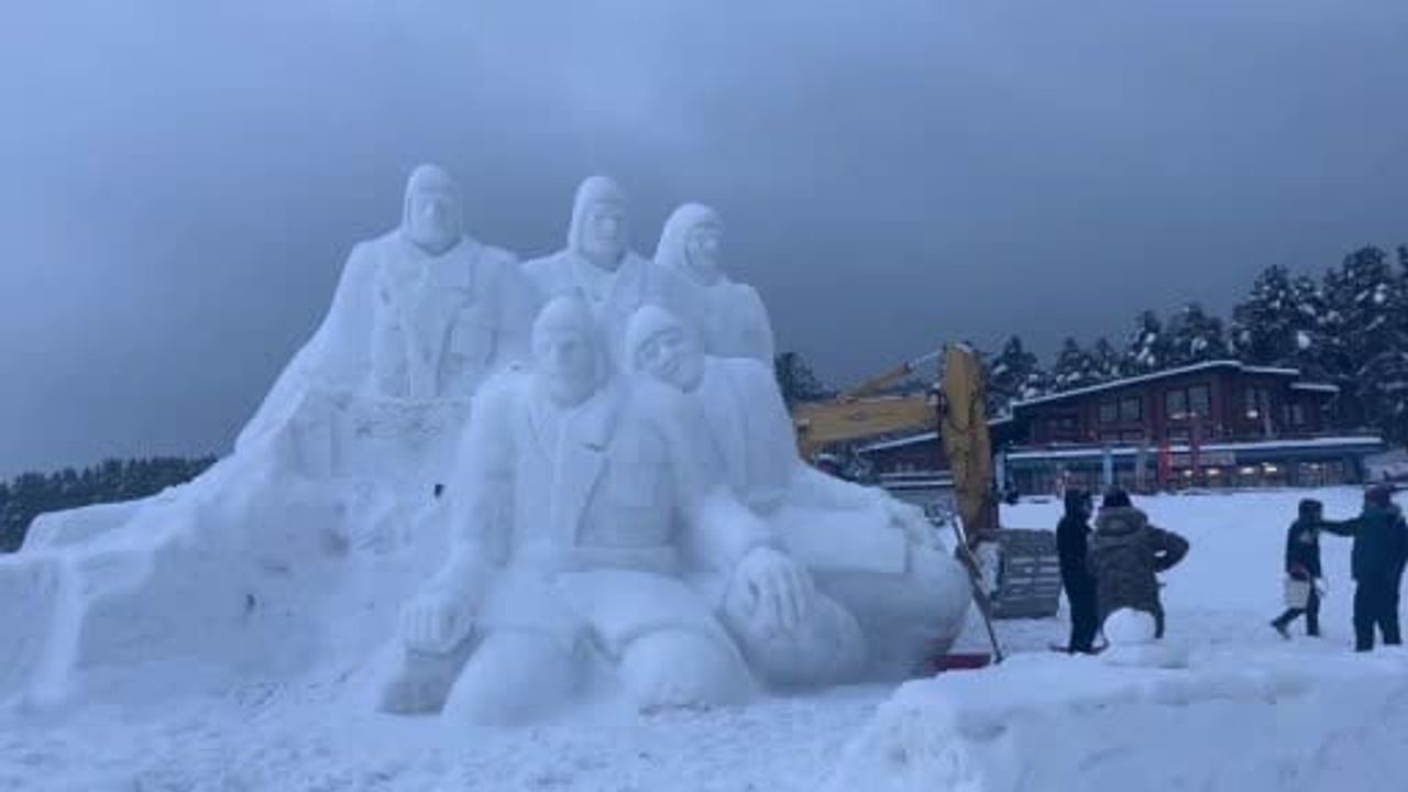 Sarıkamış’ta Kardan Heykeller Tamamlandı — 3-4 Ocak Etkinlikleri Başlıyor