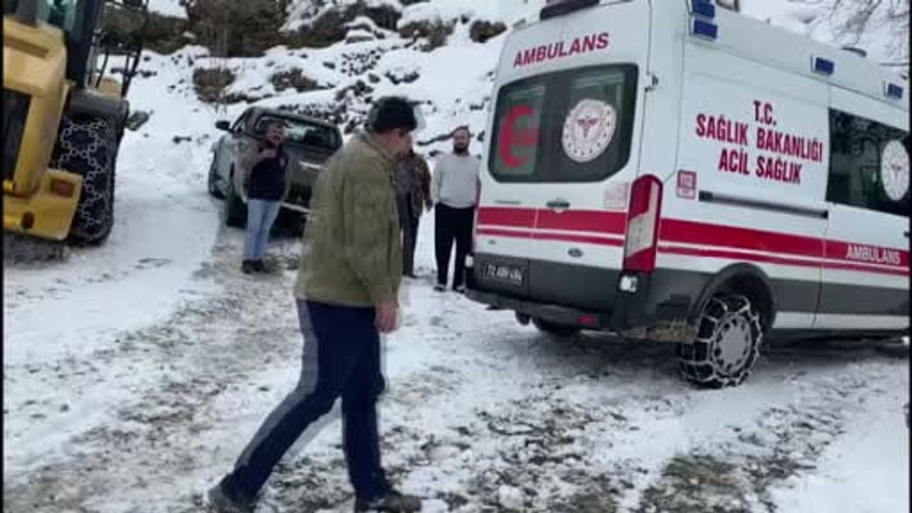 Sason'da Mahsur Kalan Hasta Özel İdare Ekiplerince Kurtarıldı