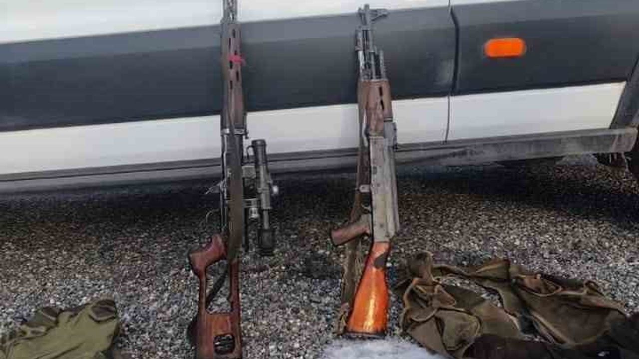 Sason'da Uzun Namlulu Silah Operasyonu: AK-47 ve Dragunov Ele Geçirildi