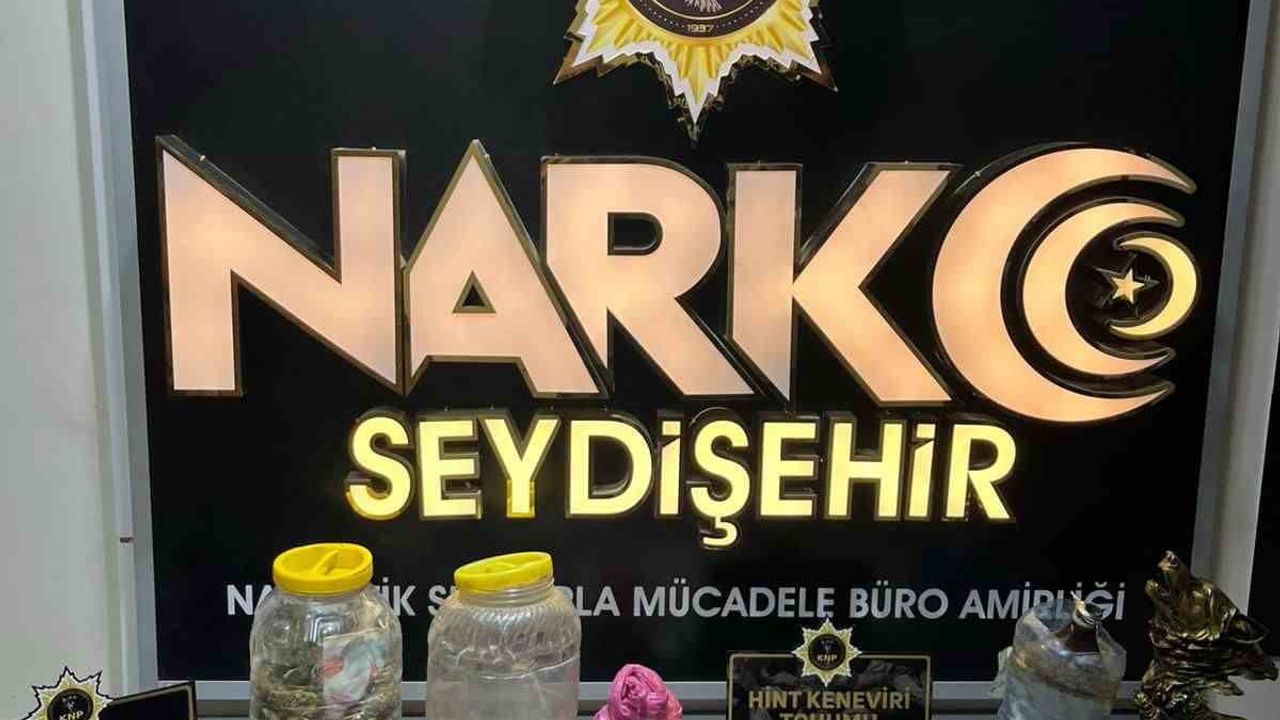 Seydişehir'de Narkotik Operasyonu: 342,54 Gram Esrar Ele Geçirildi