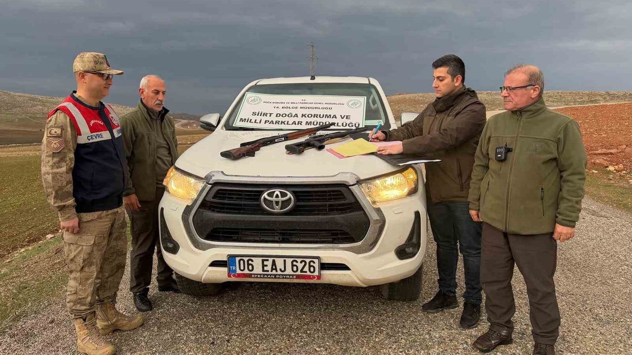 Siirt’te İki Kaçak Avcıya 38 Bin 606 TL Ceza