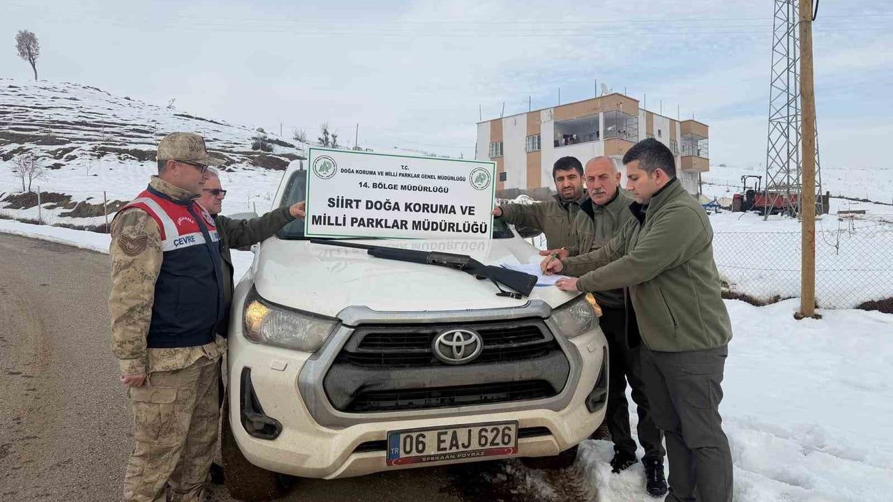 Siirt’te kaçak avcılığa ağır ceza: 19 bin 303 TL