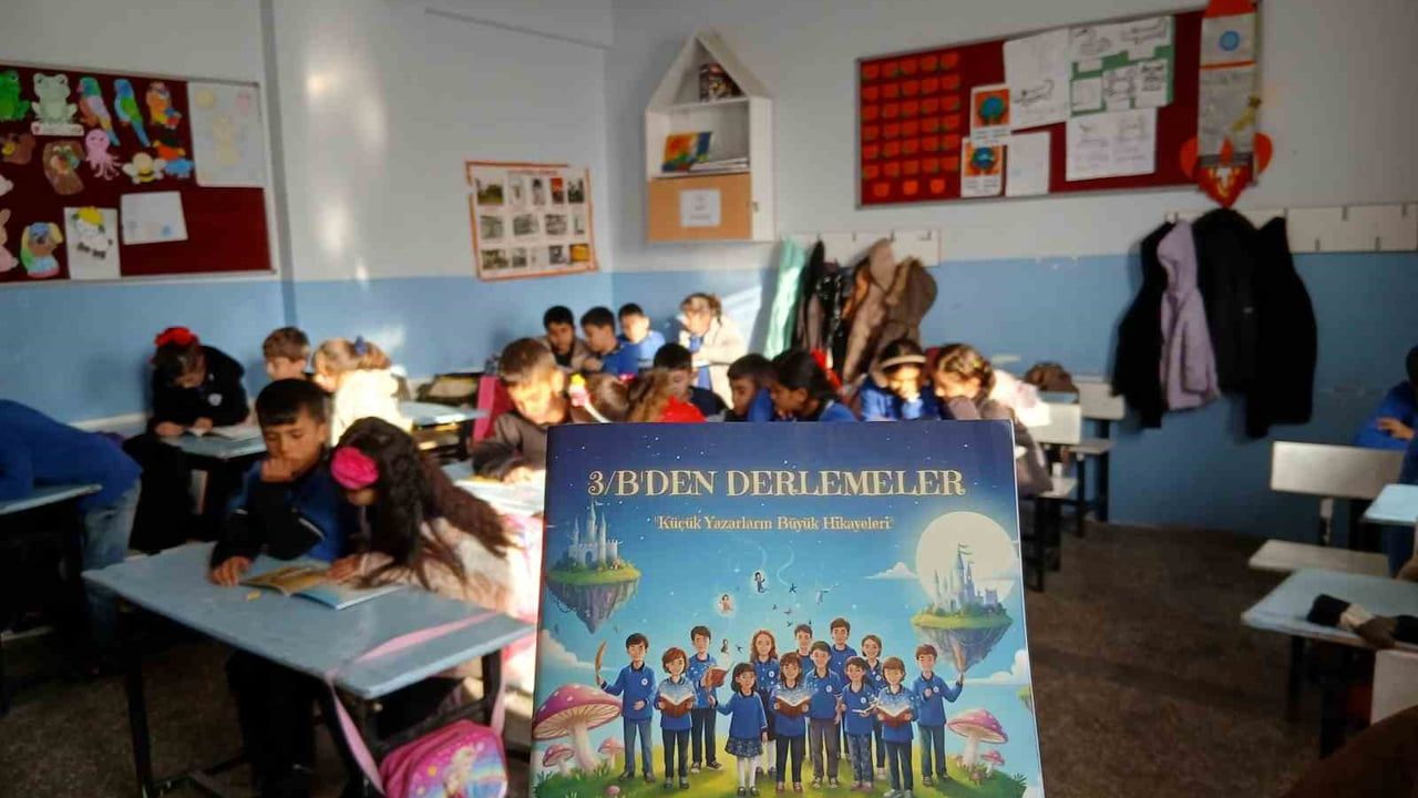 Silvan'da 3/B Öğrencileri Hayallerini Kitaba Taşıdı