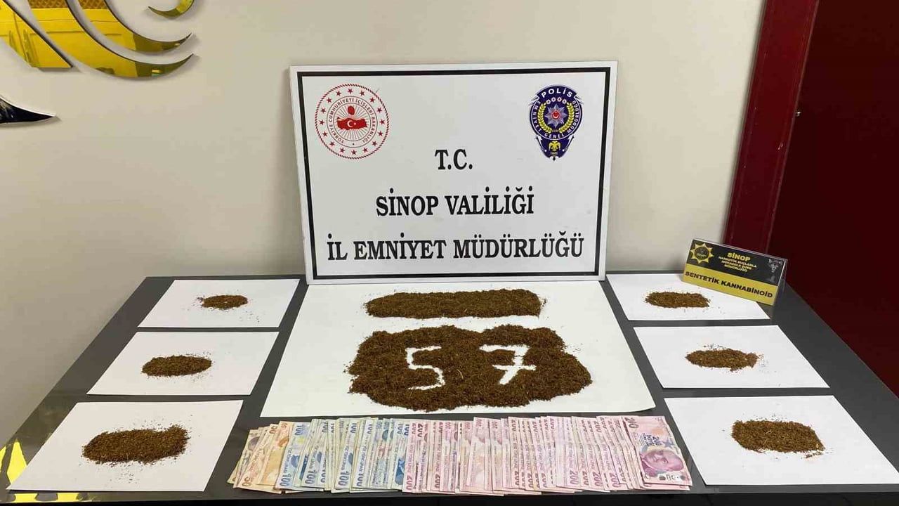 Sinop’ta Narkotik Operasyonları: 3 Tutuklama