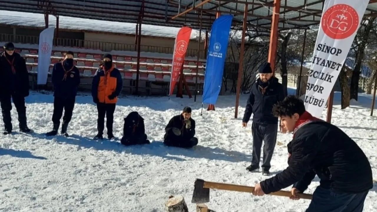 Sinoplu İzcilerden Zorlu Kış Kampı (19-25 Ocak 2026)