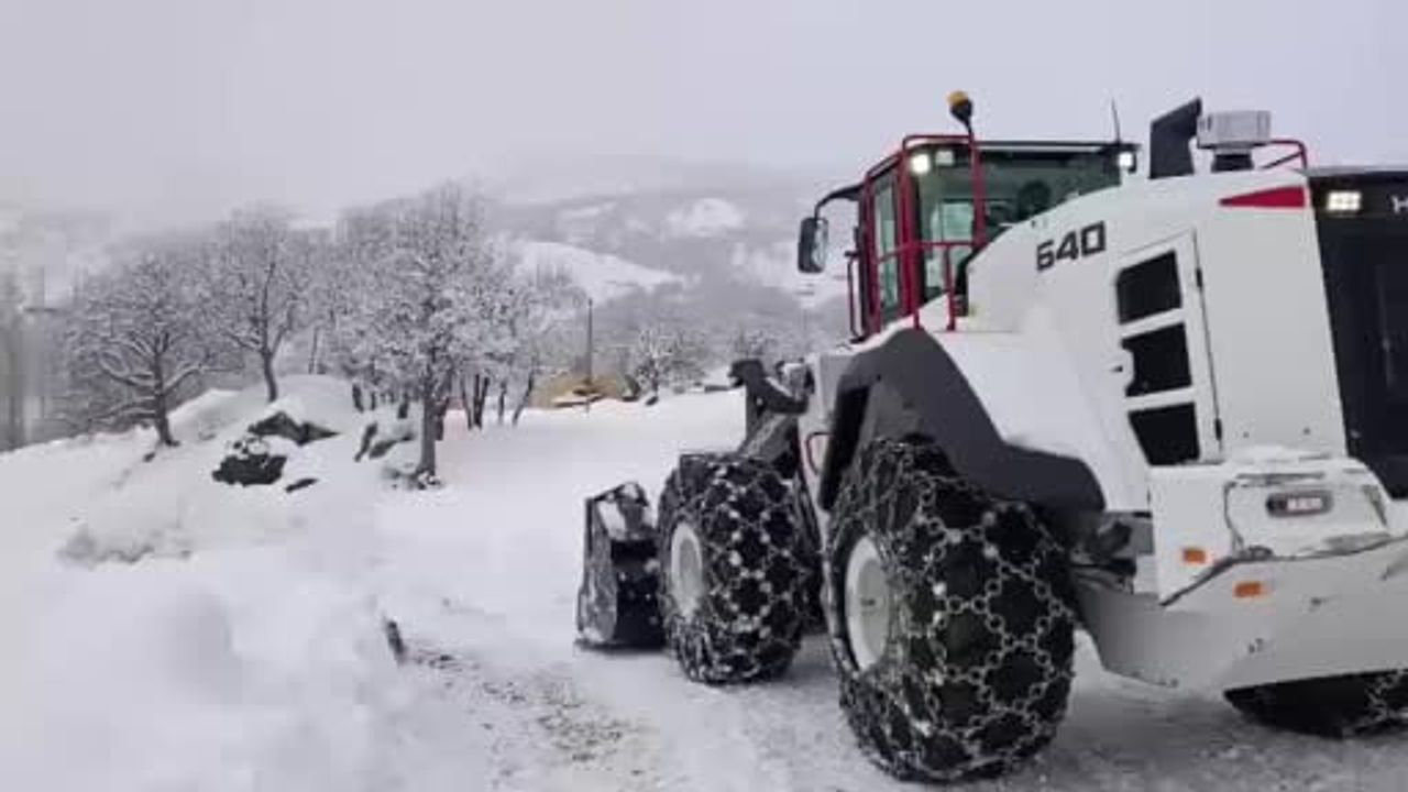 Şırnak'ta Kar Sonrası Kapanan 30 Köy Yolu Yeniden Açıldı