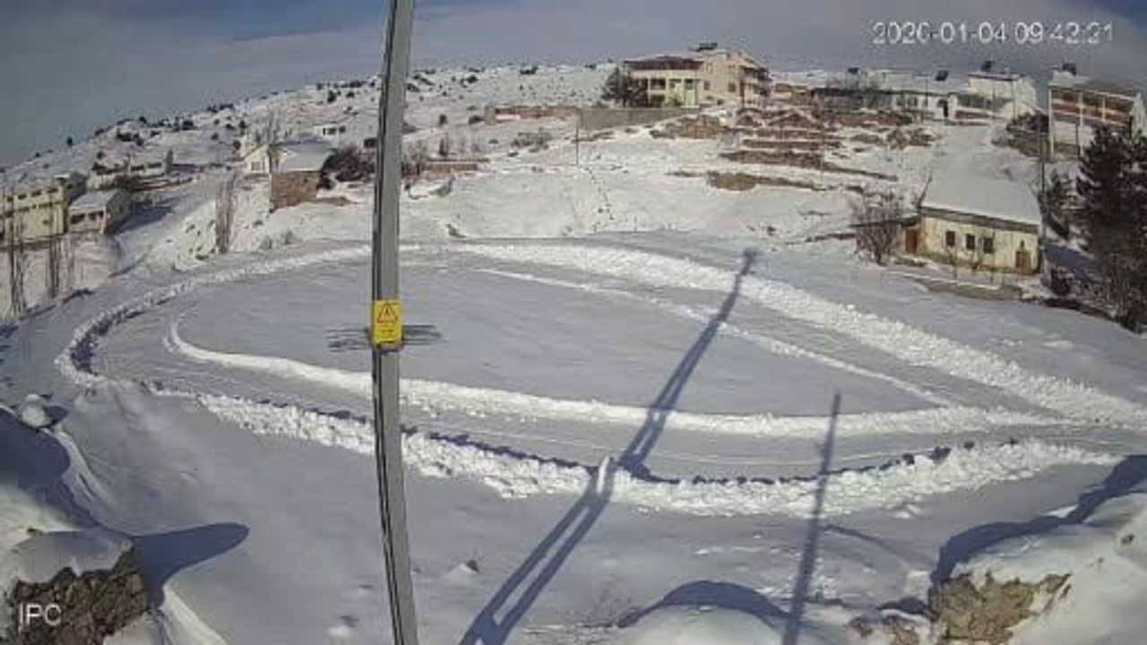 Sivas Kılıçköy'de Vaşağın Tavşan Avı Kamerada