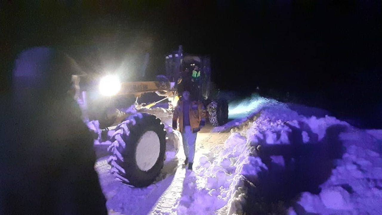 Sivas’ta kar esareti: Hastaya 4 saatte ulaşıldı