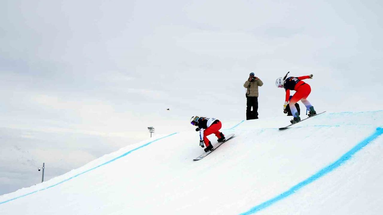 Snowboard Cross Avrupa Kupası Ergan Dağı’nda: Avrupa’nın Yıldızları Erzincan’da