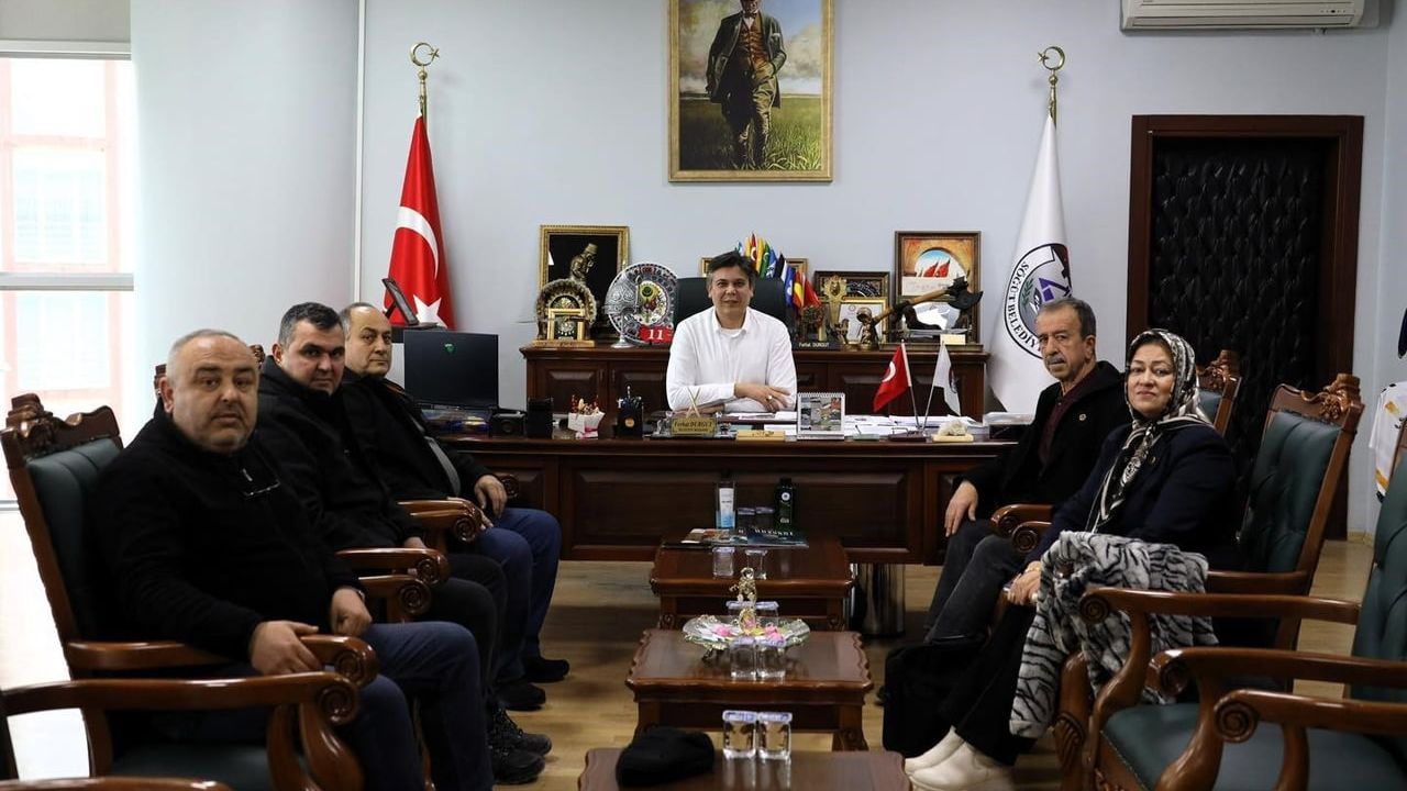 Söğüt'te Muhtarlar Başkan Ferhat Durgut'la Buluştu