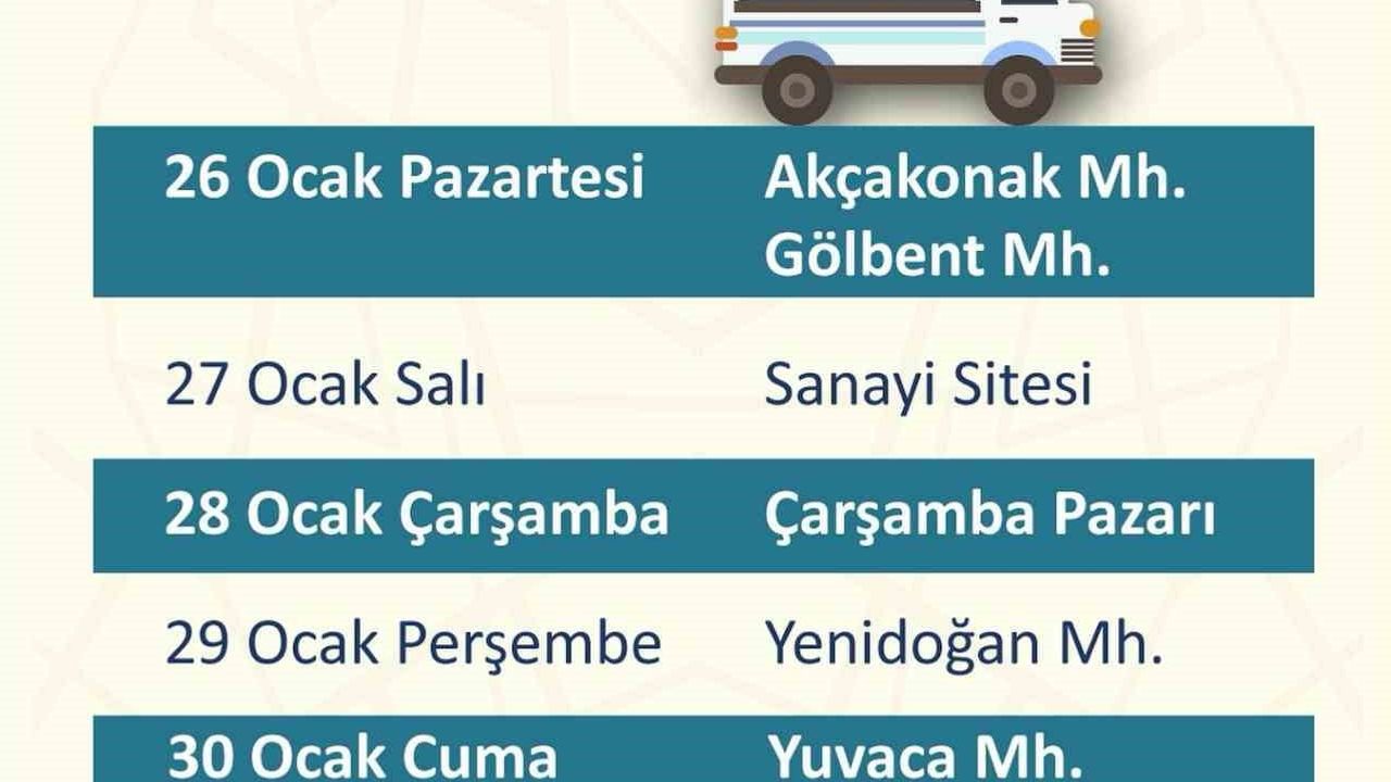 Söke'de Mobil Tahsilat Aracı Mahallelere Geliyor