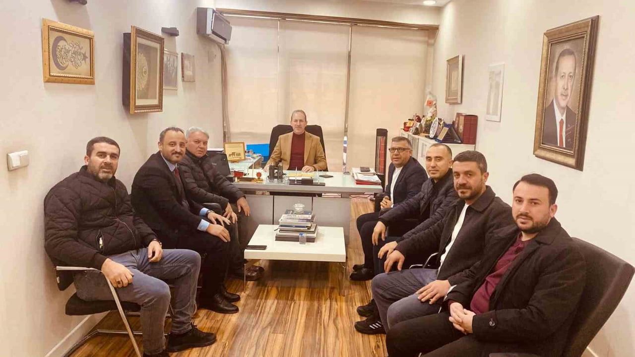 STSO Başkan Vekili Çalapkulu, TÜGVA Siirt Başkanı Tetik ile Görüştü