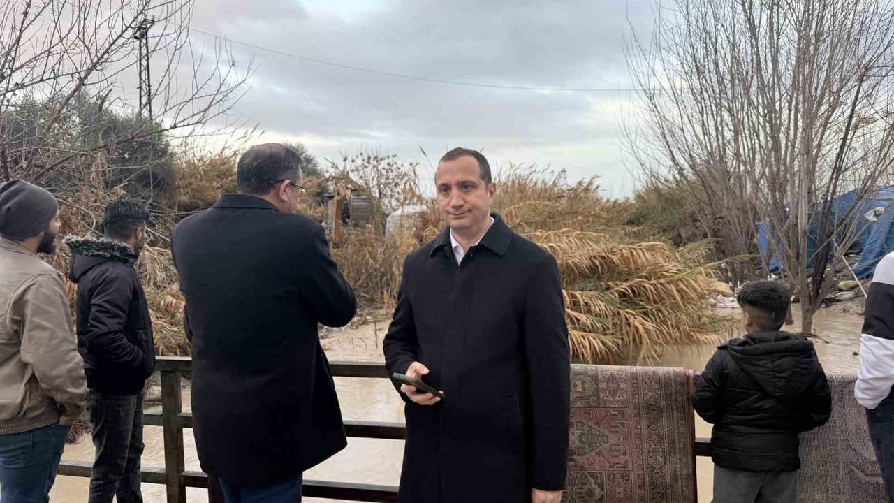 Tarsus'ta Yağış Sonrası Hasar İncelemesi