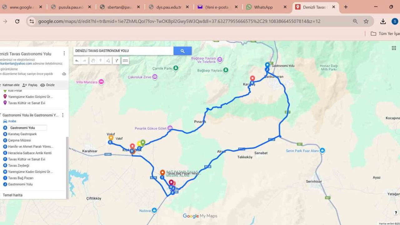 Tavas’a 'Yeryüzü Pazarı' için başvuru: Denizli Gastronomi Yolunun yeni merkezi hedefleniyor