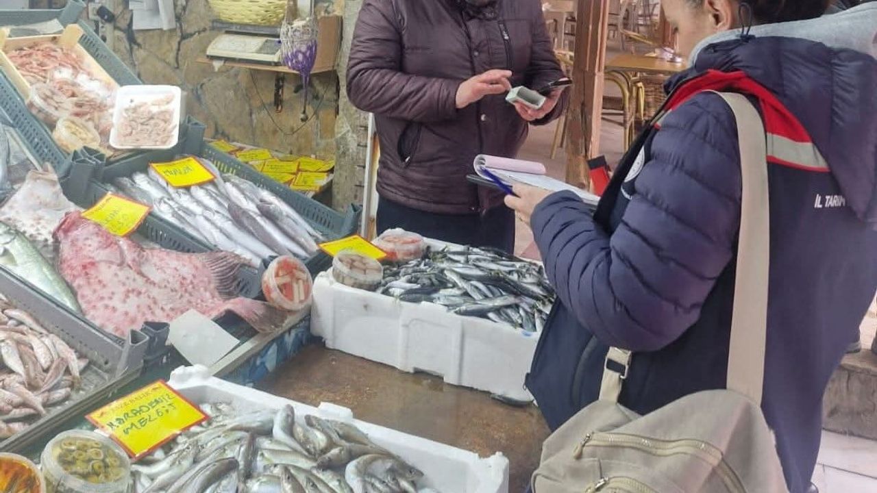 Tekirdağ Marmaraereğlisi'nde Perakende Balık Satışlarına 1380 Sayılı Kanun Denetimi