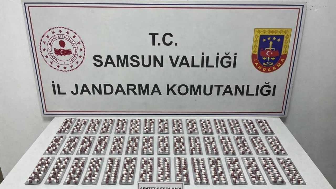Tekkeköy’de Jandarma Operasyonu: Bin 300 Sentetik Ecza, 1 Tutuklama