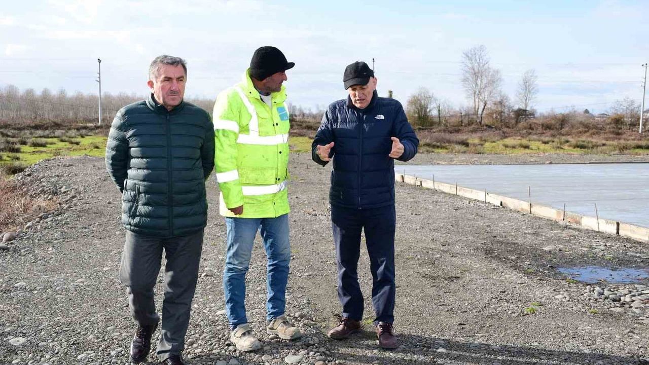 Terme'ye Bölgenin En Geniş Ambulans Helikopter Pisti: Başkan Şenol Kul