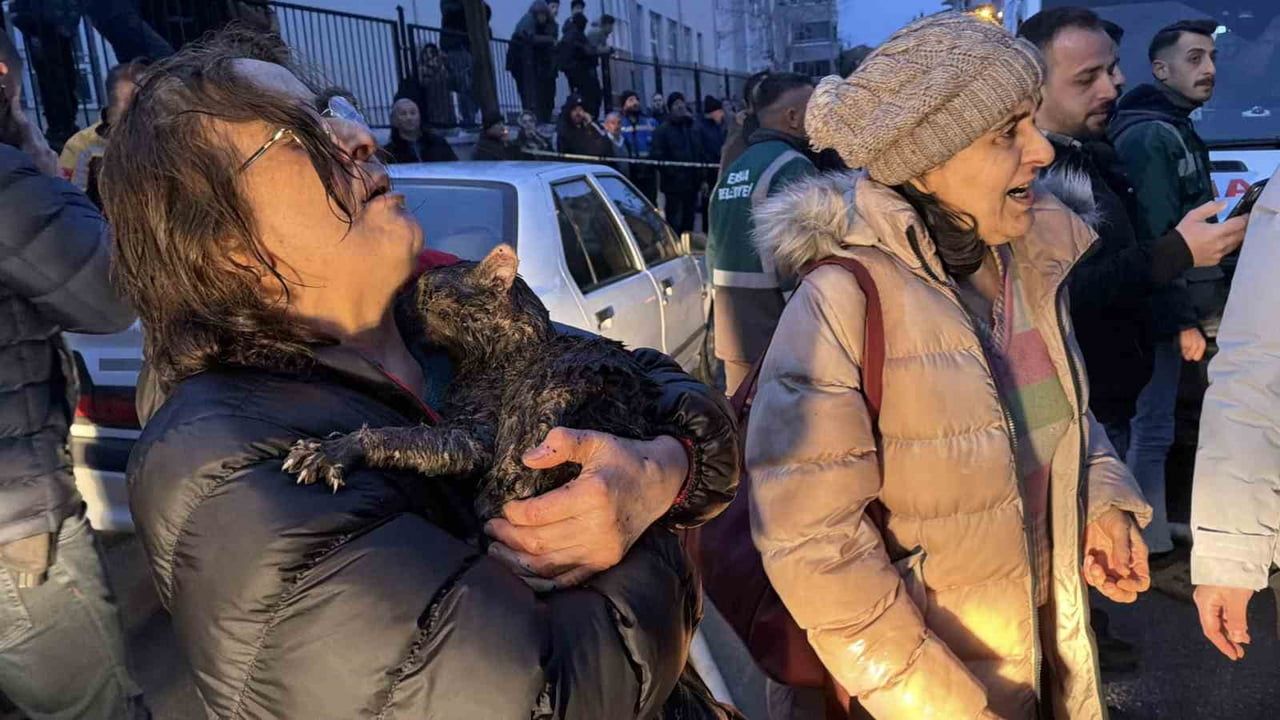 Tokat Erbaa'da Kediler İçin Yakılan Soba İki Evi Kül Etti